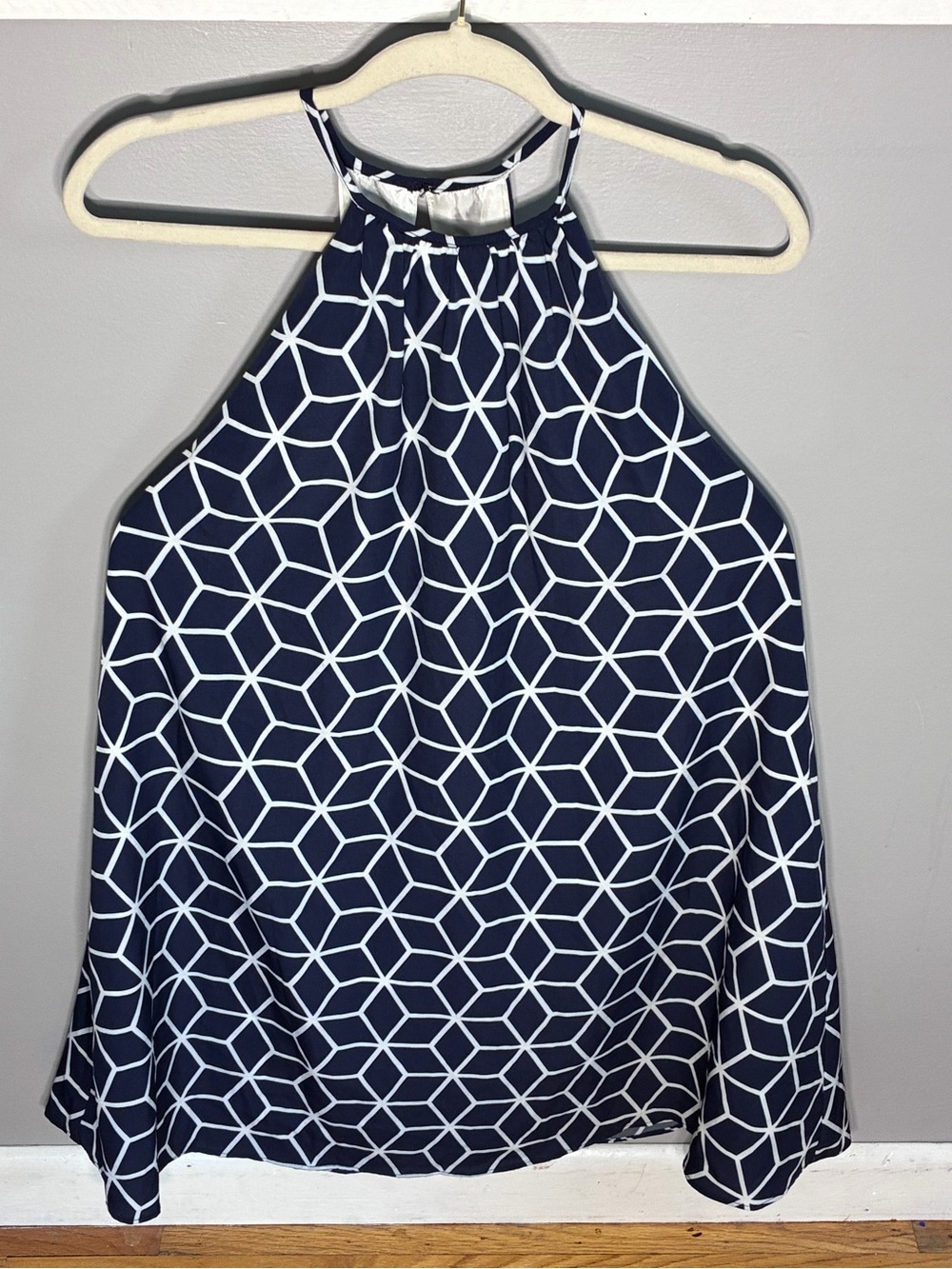 Hutch Geometric Halter Mini Dress